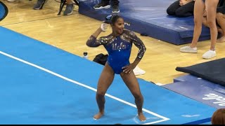 UCLA superstar gymnast Jordan Chiles delivers an incredible 9.95 floor routine - March 14, 2026