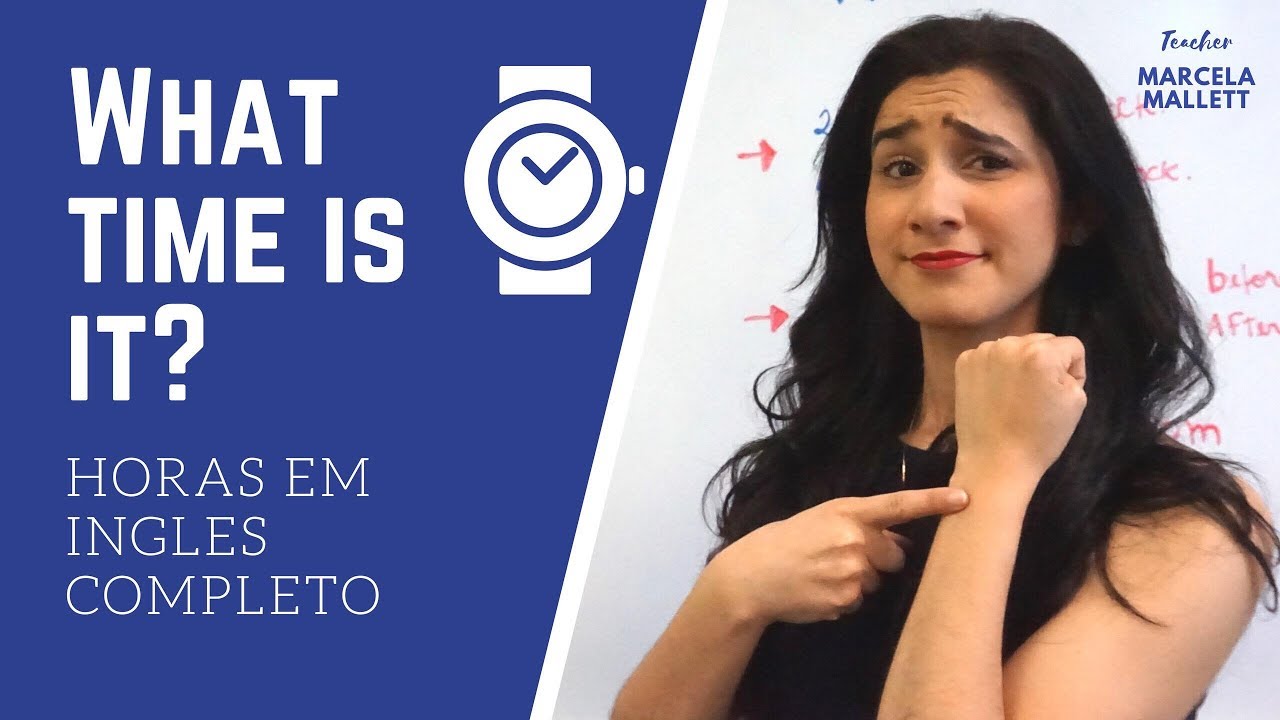 Como dizer as HORAS em INGLES