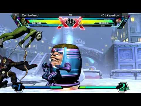 UMVC3 COMBOFIEND KUMITE- vs HD|Kyzertron