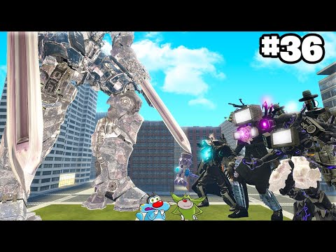 Cameraman And Others  vs Giagantic Skibidi Toilet Team Battle Between Oggy And Jack Team