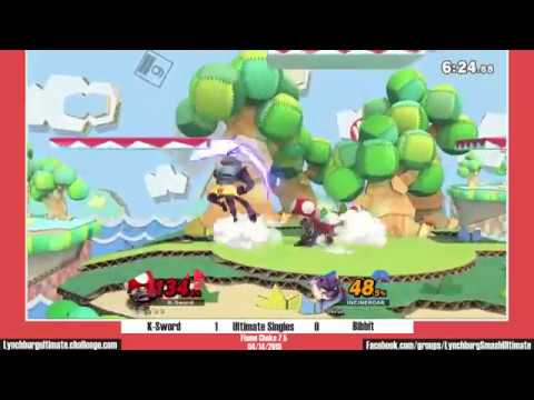 Flame Choke 7.5 - K-Sword (Mii Sword) vs. Bibbit (Incineroar) - Division 3 - Ult Singles (4/14/19)