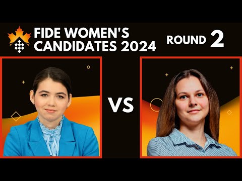 Aleksandra Goryachkina vs Anna Muzychuk | FIDE Women's Candidates 2024 | Round 2