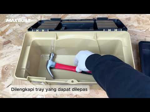 Gambar Maxbuilt 42x23x20 cm Kotak Perkakas - Krem