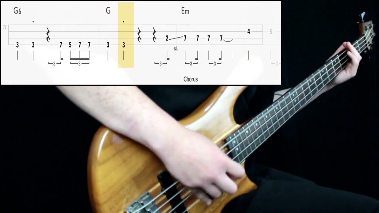 The Clash - London Calling (Bass Only) (Play Along Tabs In Video)