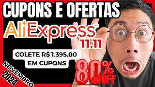 ????CUPOM  ALIEXPRESS, 11.11, Primeira Compra, 2024, Válido, HOJE, Frete GRATIS, Novos Usuários