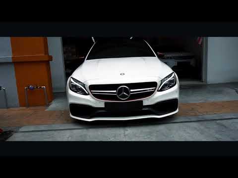 Mercedes Benz C63s AMG with Akrapovic Exhaust