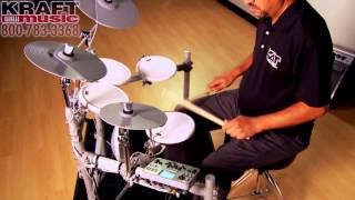 Video thumbnail for Kraft Music - KAT Percussion KT2 Digital Drum Set Performance with Mark Moralez by Kraft Music