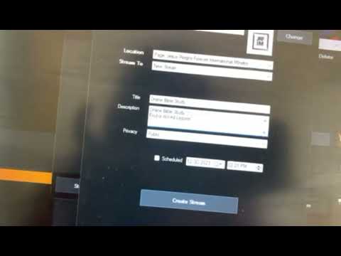How to stream OBS with vmix