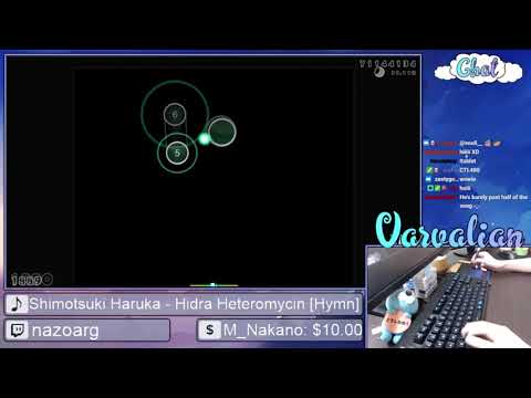 [Live] Varvalian | Shimotsuki Haruka - Hidra Heteromycin [Hymn] +HR 99.10% {#1 691pp 1xSB} - osu!