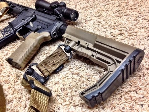 MISSION FIRST TACTICAL BATTLELINK MINIMALIST RIFLE STOCK REVIEW