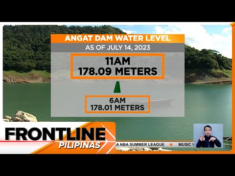 Water level sa Angat, posible pang tumaas dahil sa mga mararanasang pag-ulan Frontline Pilipinas