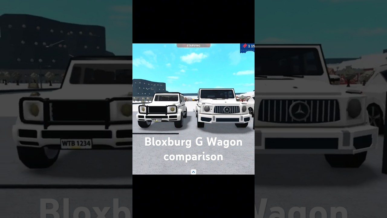 I'm so sad that Bloxburg added the G Wagon 😭😭
