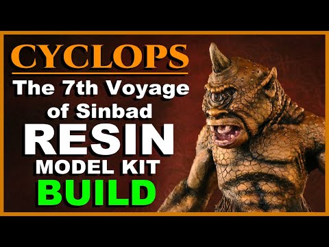 Cyclops, The 7th Voyage of Sinbad Resin Model Kit Build
