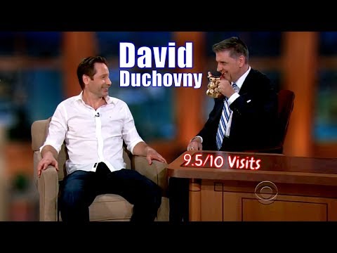 David Duchovny - The First Ever Guest On Ferguson's TLLS - 9.5/10 Visits In Chronological Order
