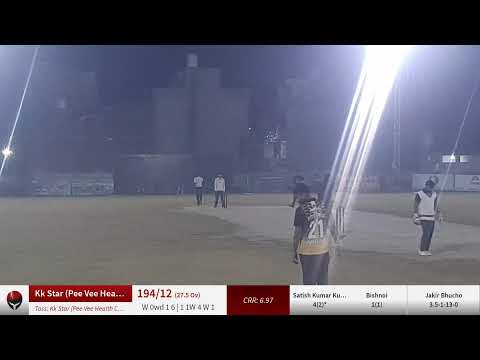 Live Cricket Match | Kk Star (Pee Vee Health Care) vs Young Sports Club( YSC) Bhucho | 16-Nov-21 05: