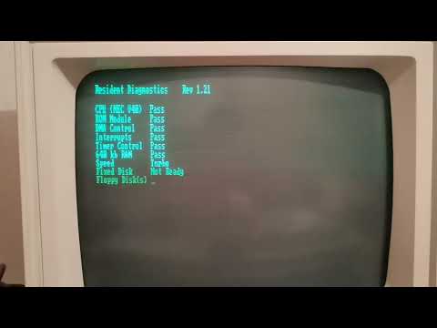Olivetti Prodest PC1 boot test