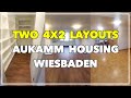 Two Layouts: 4x2 Aukamm Housing Tours in Wiesbaden - OCONUS PCS to Germany