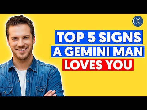 Top 5 Signs A Gemini Man LOVES You💖(Gemini Zodiac Sign)