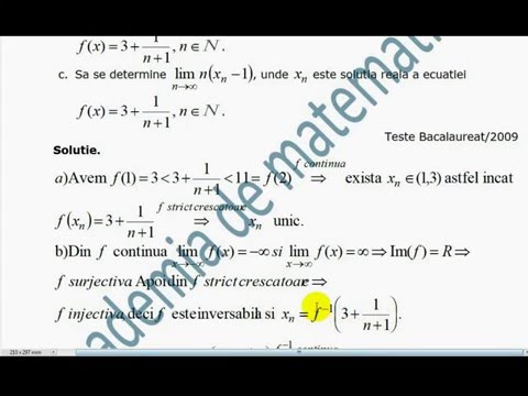 XI-Analiza matematica-Sinteze functii continue-Aplicare