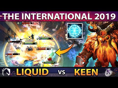 LIQUID vs KEEN - Miracle Carry Earthshaker Player Perspective - EPIC 7,5k DMG Wombo Combo TI9 DOTA 2