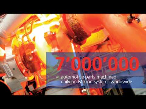 MIKRON - Mikron Machining in astonishing numbers Rotary Transfer Rundtaktmaschine macchina transfer