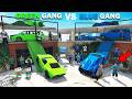 Shinchan Green Gang VS Franklin Blue Gang Car Parking In GTA 5