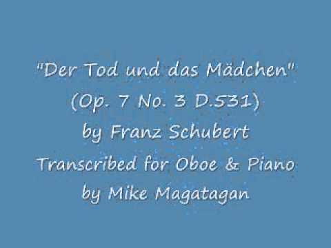 "Der Tod und das Mädchen" (Op. 7 No.3 D. 531) for Oboe & Piano