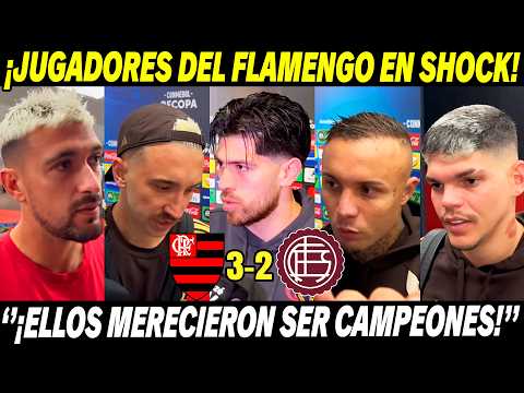 😱 DEVASTATED! SEE WHAT THE FLAMENGO PLAYERS SAID AFTER LANÚS WON THE RECOPA!