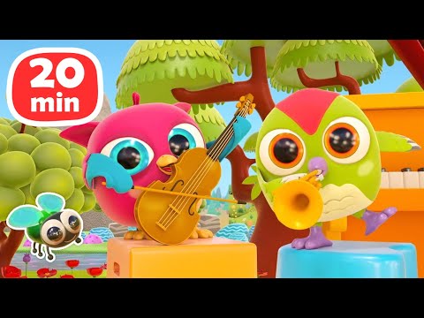 Mosca, sai já daqui! Hophop, a coruja. Desenho animado em português com música infantil