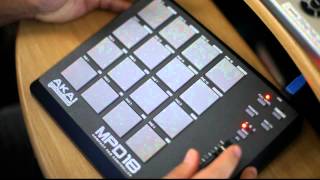 Video thumbnail for Making melody on Akai MPD18, mpd26, mpd24, mpd16 pad midi controller sampler by Hyper Speed Media