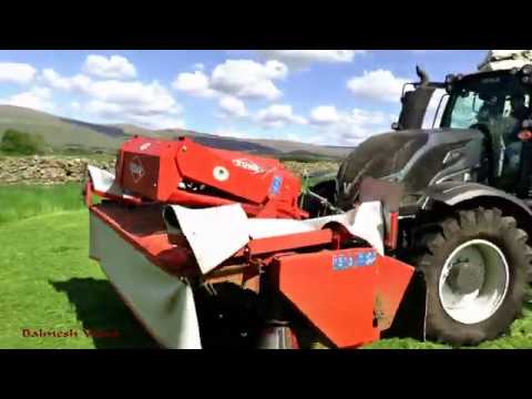 Cumbrian Silage '19 - Valtra plus Triples Mowing.