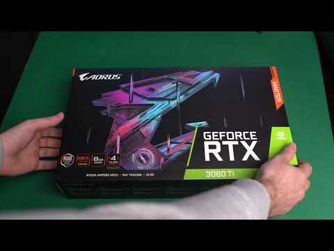 Gigabyte Aorus Master 3060Ti - unboxing and first look!