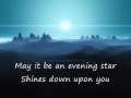 Enya May It Be Lyrics
