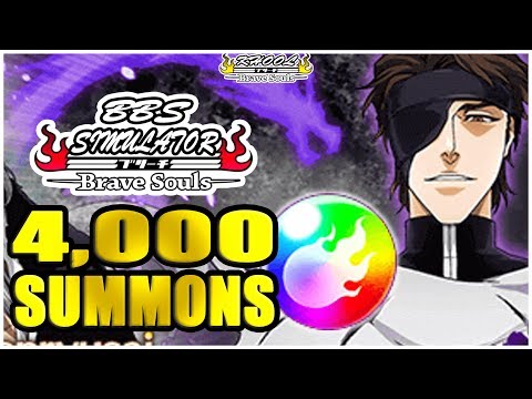 😂😂 4TH ANNIV TYBW 5 SUMMONS ON BBS SIMULATOR: 4K ORBS - TRY IT! 😂😂 Bleach Brave Souls