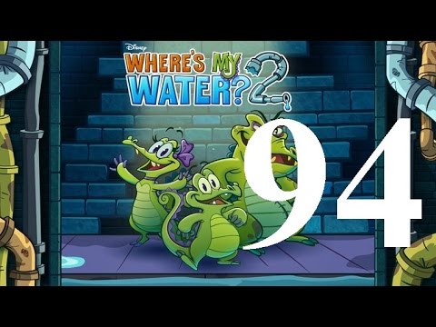 Where's My Water 2 Level 94: Read Between the Lines 3 Ducks iOS Walkthrough