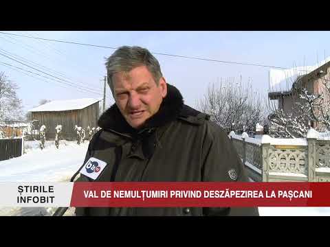 VAL DE NEMULȚUMIRI PRIVIND DESZĂPEZIREA LA PAȘCANI
