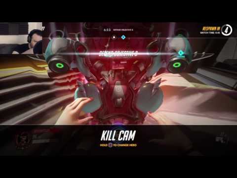 Overwatch Doomfist Launch gameplay pt13 - Lunar Fisting! Moon Stage (final)