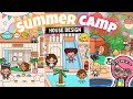 BABY SUMMER CAMP HOUSE DESIGN!! | Toca Life World