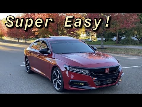 Changing the Spark Plugs on (2018-2021) Honda Accord in under 10 mins - VERY EASY!!