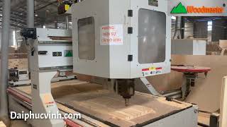 WOODMASTER. MÁY GIA CÔNG TRUNG TÂM CNC GỖ 3D 5 Trục Thay Dao tự động 1 Bàn tốt nhất thị trường 2020