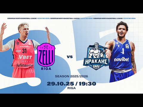Riga Zelli v IRAKLIS B.C. | Oct 29, 2025, 7:30 PM | ENBLeague 2025/26