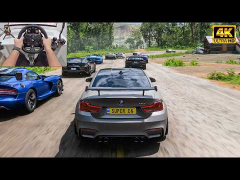 BMW M4 F82 GTS VS Track Toys - Forza Horizon 5 | Logitech G923 Steering Wheel
