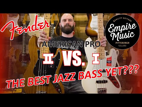 Fender American Professional II Vs. I - Jazz Bass