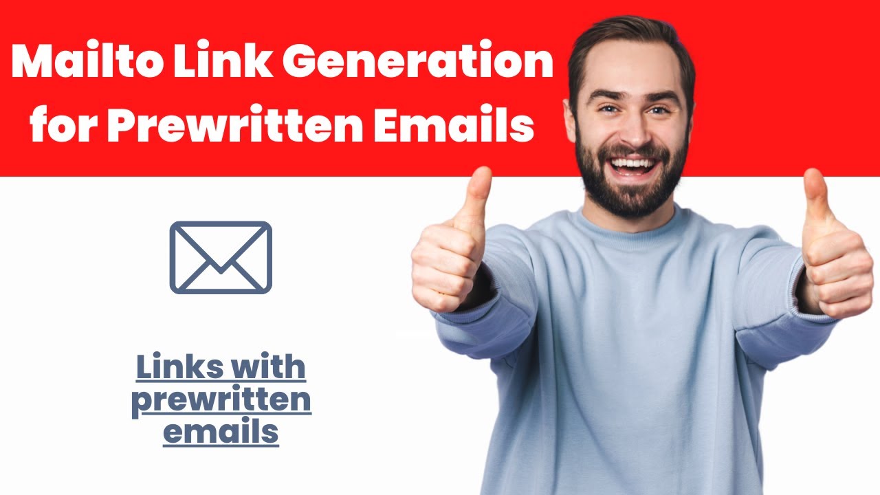 How To Create Mailto Link with Subject and Body Text - Prewritten Email Links Generator