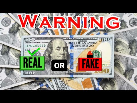 Easy steps to check if you $100 bill is REAL✅ or FAKE ❌ #realorfake #onehundred #cash #money