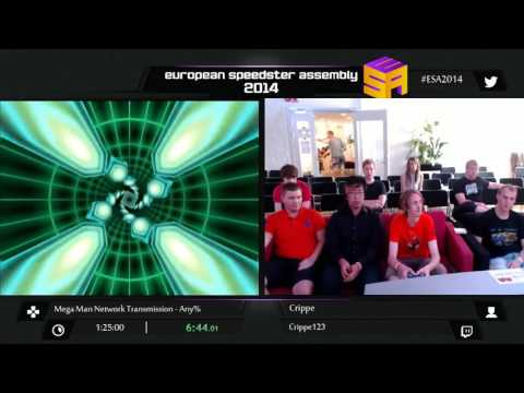 #ESA2014 BLUE Mega Man Network Transmission by Crippe Any%