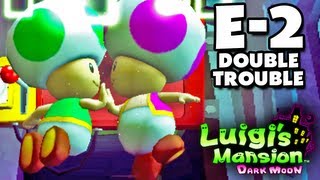 Luigi's Mansion Dark Moon - Treacherous Mansion - E-2 Double Trouble (Nintendo 3DS Walkthrough)