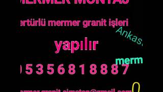 Mermer ustası 0535 681 88 87