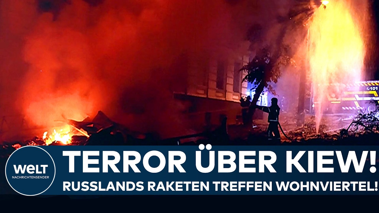 UKRAINE-KRIEG: Heftiger Raketenangriff erschüttert Kiew! Selenskyj kündigt Konsequenzen an!