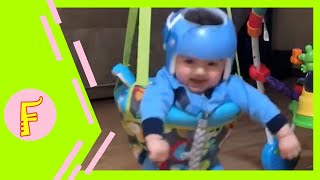 Bounce Into Cuteness 😍  | Cute Baby Funny Moments | 2021